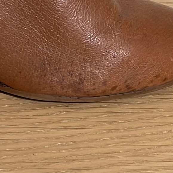 Chinese Laundry Wedge Boot Tan Cognac Size 7 - Picture 8 of 16